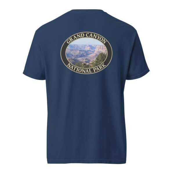 Grand Canyon National Park T-Shirt - Colorado River Graphic on Comfort Colors Heavyweight (Back Print - Black Graphic) - Image 7