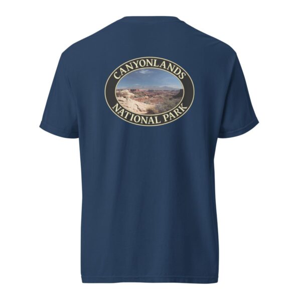 Canyonlands National Park T-Shirt – Scenic Moab Landscape Comfort Colors Heavyweight Tee (Back print, black graphic) - Image 7