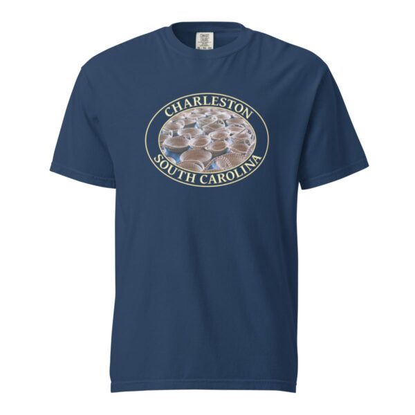 Charleston T-Shirt - Sweetgrass Baskets Graphic on Comfort Colors Heavyweight (Front print, transparent graphic) - Image 6