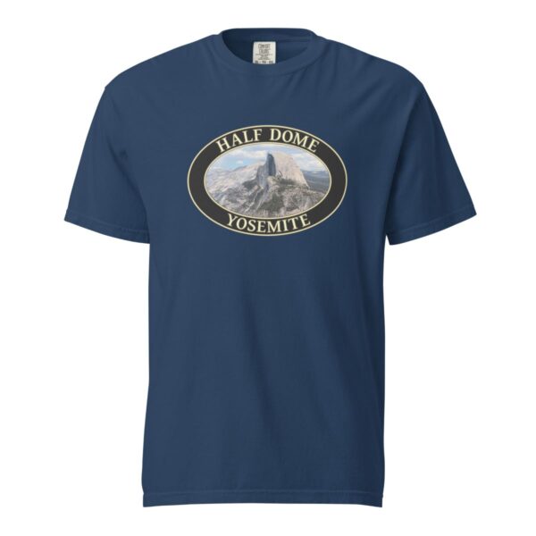 Yosemite National Park T-Shirt - Half Dome Graphic on Comfort Colors Heavyweight (Front Print, Black Graphic) - Image 6