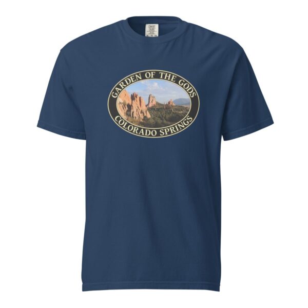 Garden of the Gods T-Shirt - Colorado Springs Graphic on Comfort Colors Heavyweight (Front print, black graphic) - Image 6