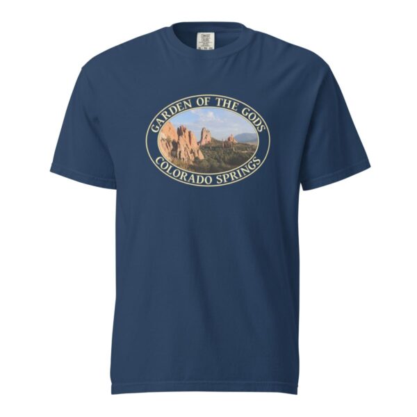 Garden of the Gods T-Shirt - Colorado Springs Graphic on Comfort Colors Heavyweight (Front print, transparent graphic) - Image 6