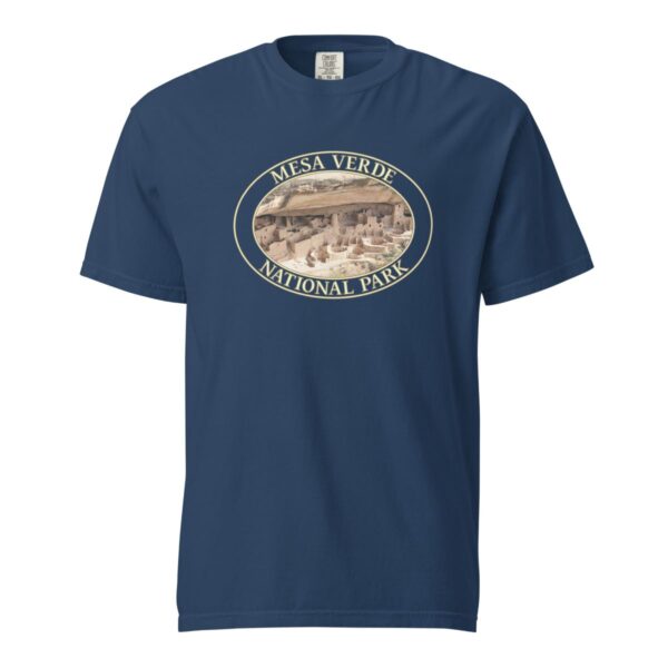 Mesa Verde National Park T-Shirt - Cliff Palace Graphic on Comfort Colors Heavyweight (Front print, transparent graphic) - Image 6