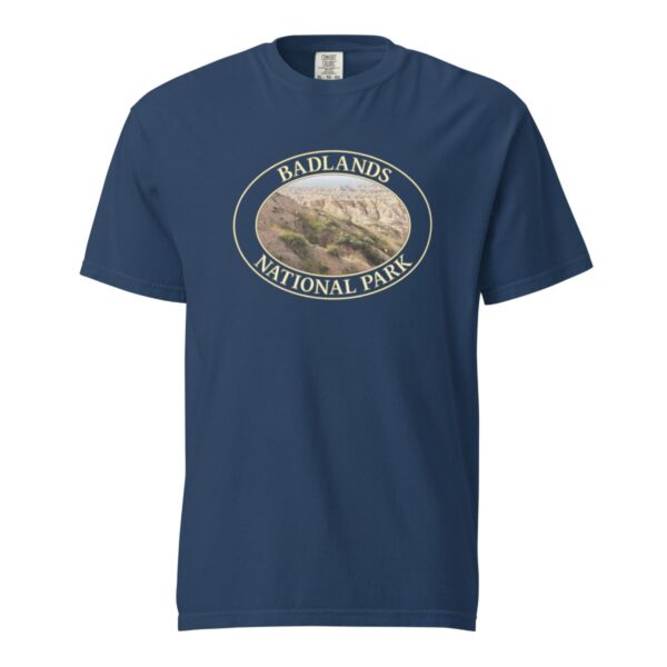 Big Horn Sheep at Badlands National Park T-Shirt - Scenic Graphic on Comfort Colors Heavyweight (Front print, transparent graphic) - Image 6