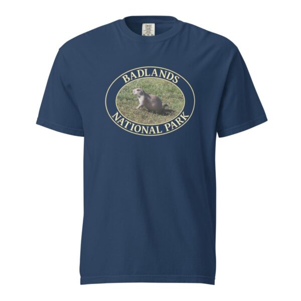 Prairie Dog at Badlands National Park T-Shirt - Wildlife Graphic on Comfort Colors Heavyweight (Front print, transparent graphic) - Image 6