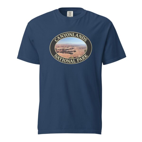 Grand View Point Canyonlands National Park T-Shirt – Scenic Desert Vista Comfort Colors Tee (Front print, black graphic) - Image 6