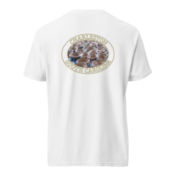 Charleston T-Shirt - Sweetgrass Baskets Graphic on Comfort Colors Heavyweight (Back print, transparent graphic) - Image 8