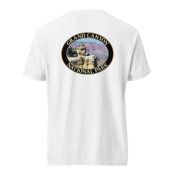 Grand Canyon National Park T-Shirt - Duck Rock Graphic on Comfort Colors Heavyweight (Back Print - Back Graphic) - Image 8