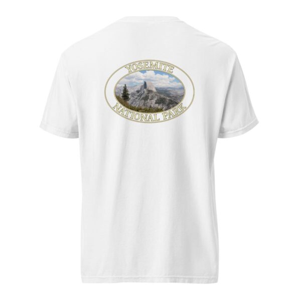 Yosemite National Park T-Shirt - Half Dome Graphic on Comfort Colors Heavyweight (Back print, Transparent graphic) - Image 8