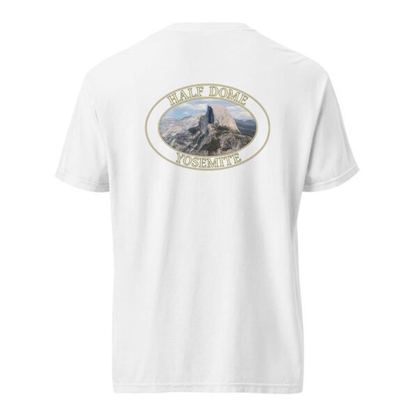 Yosemite National Park T-Shirt - Half Dome Graphic on Comfort Colors Heavyweight (Back Print, Transparent Graphic) - Image 8