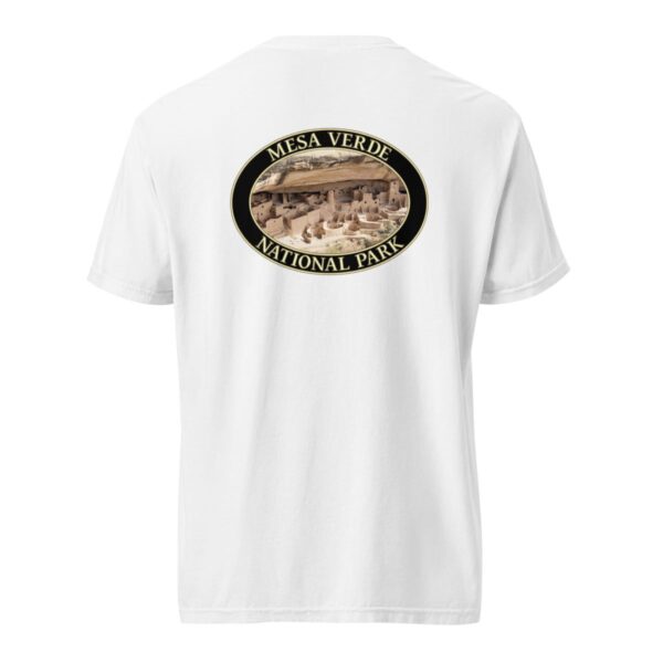 Mesa Verde National Park T-Shirt - Cliff Palace Graphic on Comfort Colors Heavyweight (Back print, black graphic) - Image 8