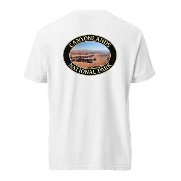 Grand View Point Canyonlands National Park T-Shirt – Scenic Desert Vista Comfort Colors Tee (Back print, black graphic) - Image 8