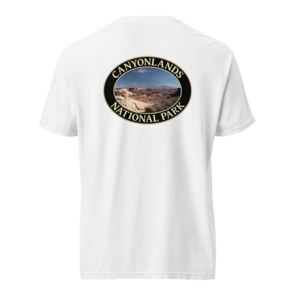 Canyonlands National Park T-Shirt – Scenic Moab Landscape Comfort Colors Heavyweight Tee (Back print, black graphic) - Image 8