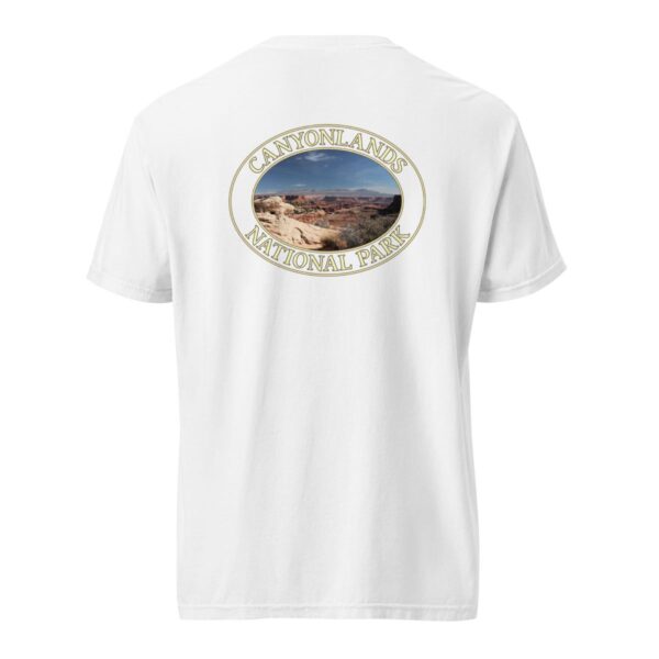 Canyonlands National Park T-Shirt – Scenic Moab Landscape Comfort Colors Heavyweight Tee (Back print, transparent graphic) - Image 8