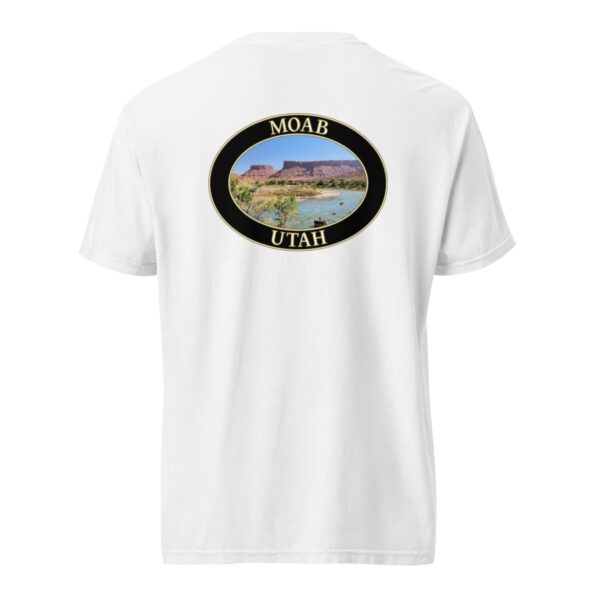 Colorado River Moab Utah T-Shirt – Scenic Desert River Comfort Colors Heavyweight Tee (Back print, black graphic) - Image 8