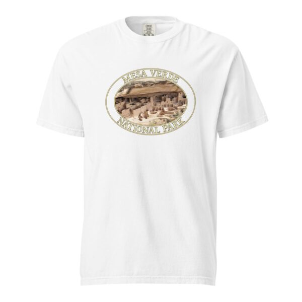 Mesa Verde National Park T-Shirt - Cliff Palace Graphic on Comfort Colors Heavyweight (Front print, transparent graphic) - Image 7