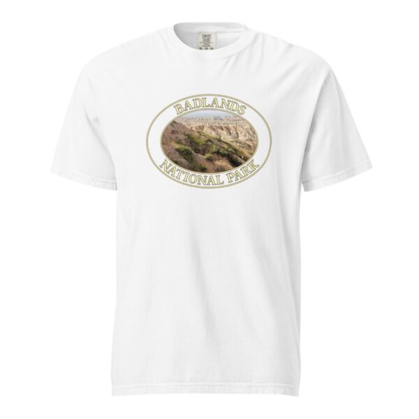 Big Horn Sheep at Badlands National Park T-Shirt - Scenic Graphic on Comfort Colors Heavyweight (Front print, transparent graphic) - Image 7