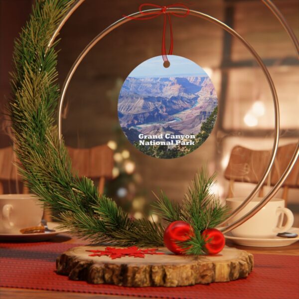 Grand Canyon National Park Ornament - Colorado River Scene, 3.5" Double-Sided Aluminum Christmas Ornament, Personalized Gift - Image 4