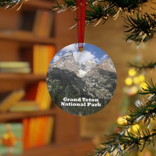 Grand Teton Mountains Ornament – Grand Teton National Park Keepsake - Image 3