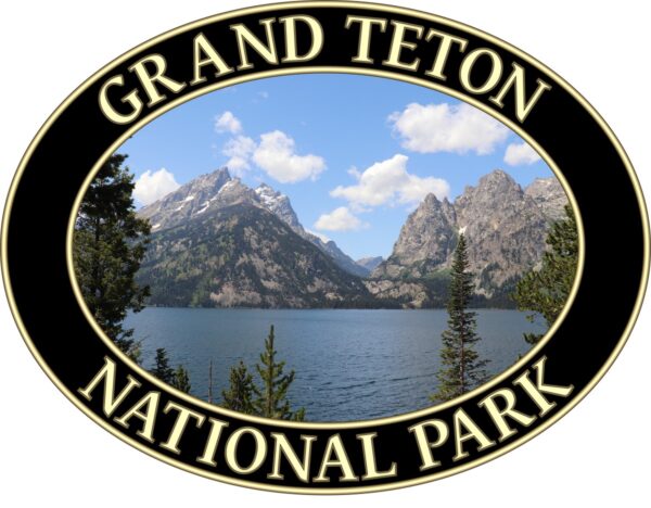 Jenny Lake T-Shirt – Grand Teton National Park Scenic Tee (Front Print, Black Graphic) - Image 2