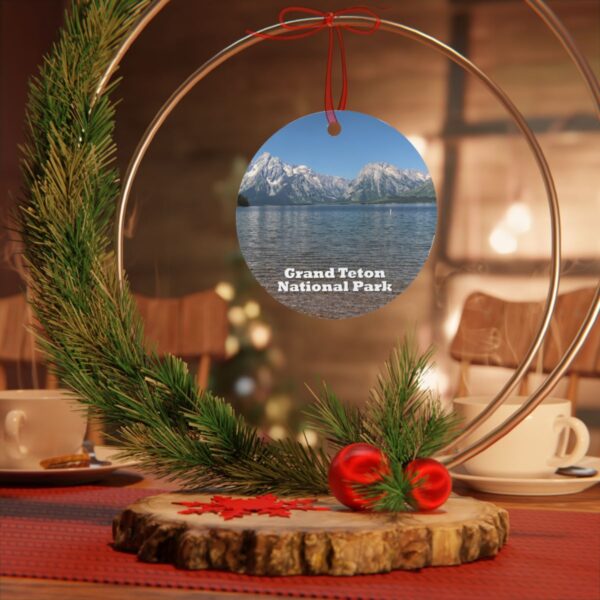 Jackson Lake Ornament – Grand Teton National Park – Scenic Mountain and Lake Holiday Keepsake - Image 4