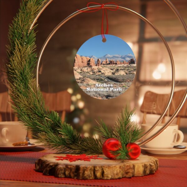 The Windows at Arches National Park Ornament - Double-Sided Aluminum - Durable, Scratch-Resistant - Perfect Gift for Park Lovers - Image 4