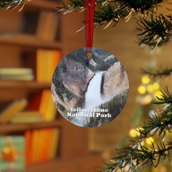 Lower Yellowstone Falls Ornament – Yellowstone National Park Keepsake - Image 3