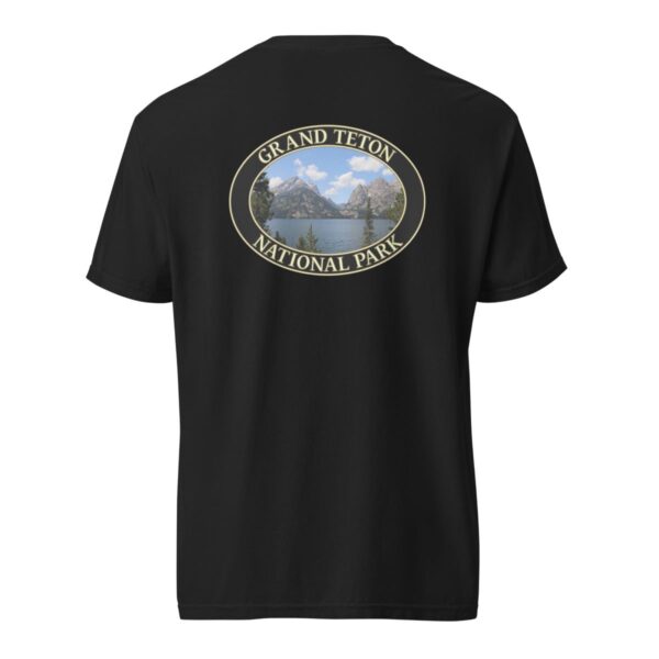 Jenny Lake T-Shirt – Grand Teton National Park Scenic Tee (Back Print, Black Graphic) - Image 4