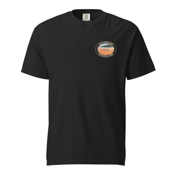 Grand Prismatic Spring T-Shirt – Yellowstone National Park Scenic Tee (Back Print, Transparent Graphic) - Image 3