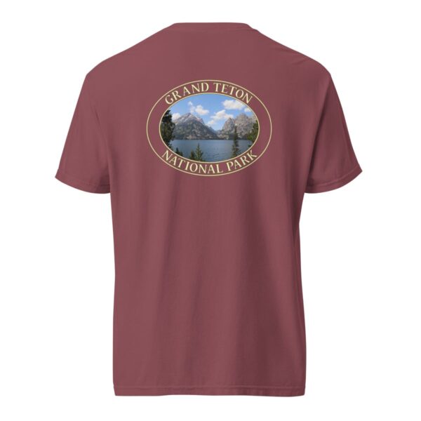 Jenny Lake T-Shirt – Grand Teton National Park Scenic Tee (Back Print, Transparent Graphic) - Image 5