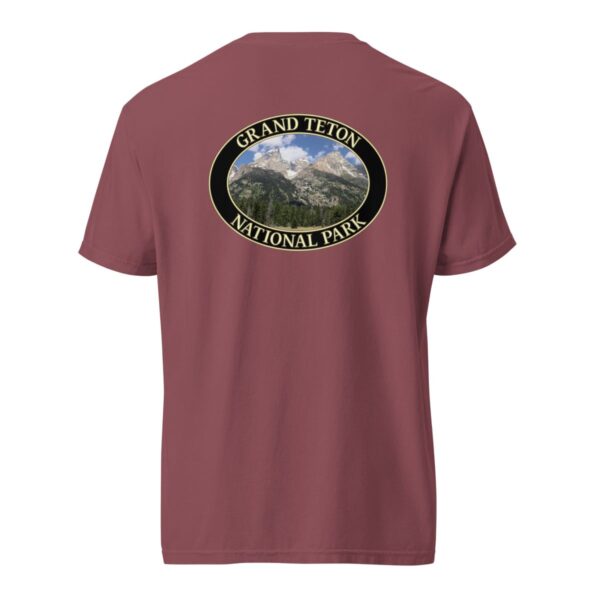 Grand Teton Mountains T-Shirt – Grand Teton National Park Scenic Tee (Back Print, Black Graphic) - Image 5