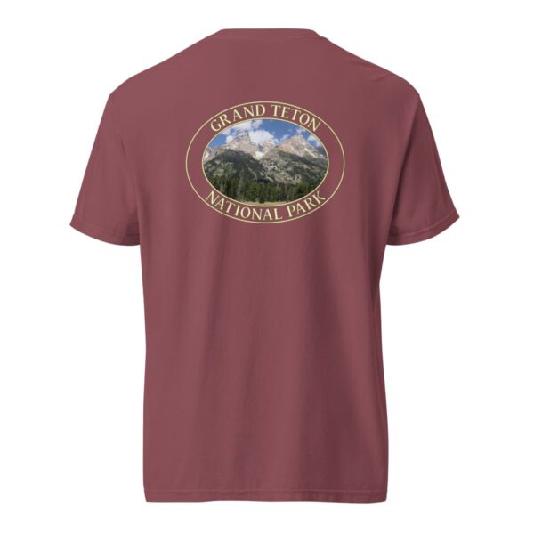 Grand Teton Mountains T-Shirt – Grand Teton National Park Scenic Tee (Back Print, Transparent Graphic) - Image 5