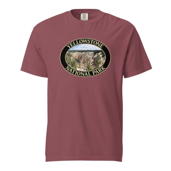 Grand Canyon of the Yellowstone T-Shirt – Yellowstone National Park Scenic Tee (Front Print, Black Graphic) - Image 4