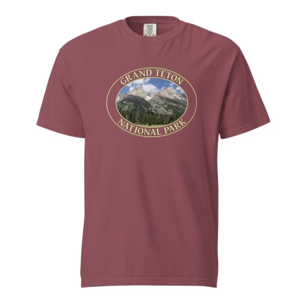 Grand Teton Mountains T-Shirt – Grand Teton National Park Scenic Tee (Front Print, Transparent Graphic) - Image 4