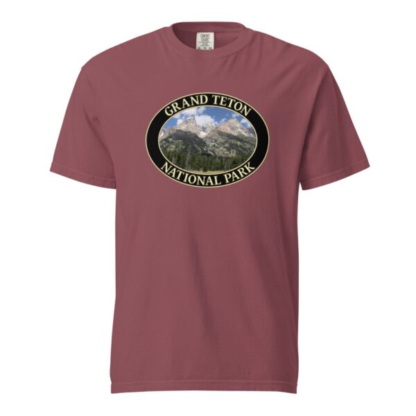 Grand Teton Mountains T-Shirt – Grand Teton National Park Scenic Tee (Front Print, Black Graphic) - Image 4