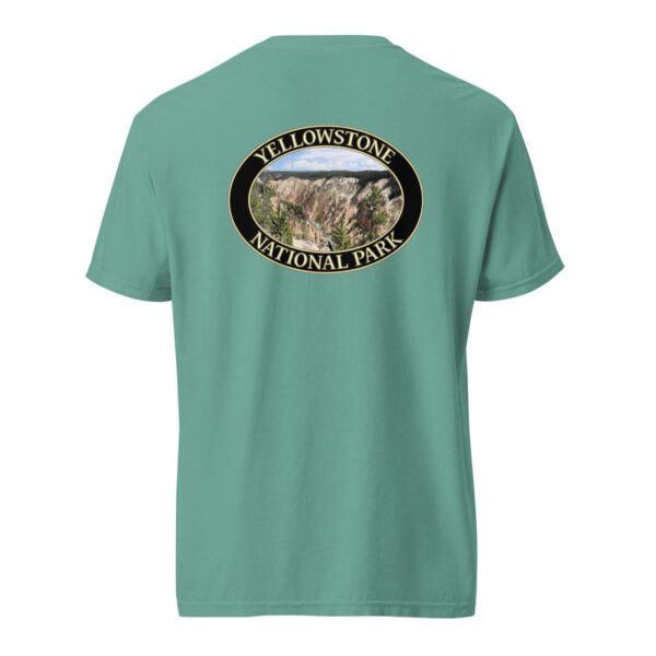 Grand Canyon of the Yellowstone T-Shirt – Yellowstone National Park Scenic Tee (Back Print, Black Graphic) - Image 6