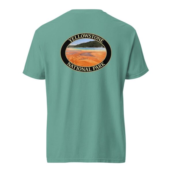 Grand Prismatic Spring T-Shirt – Yellowstone National Park Scenic Tee (Back Print, Black Graphic) - Image 6