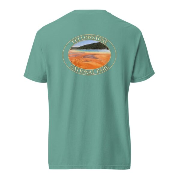 Grand Prismatic Spring T-Shirt – Yellowstone National Park Scenic Tee (Back Print, Transparent Graphic) - Image 6