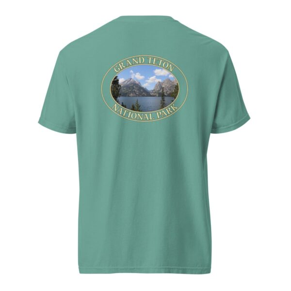 Jenny Lake T-Shirt – Grand Teton National Park Scenic Tee (Back Print, Transparent Graphic) - Image 6