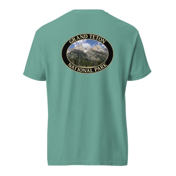 Grand Teton Mountains T-Shirt – Grand Teton National Park Scenic Tee (Back Print, Black Graphic) - Image 6