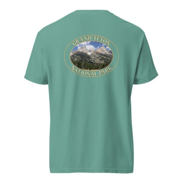 Grand Teton Mountains T-Shirt – Grand Teton National Park Scenic Tee (Back Print, Transparent Graphic) - Image 6