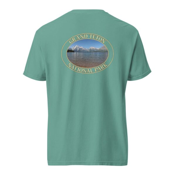 Jackson Lake T-Shirt – Grand Teton National Park Scenic Tee (Back Print, Transparent Graphic) - Image 6