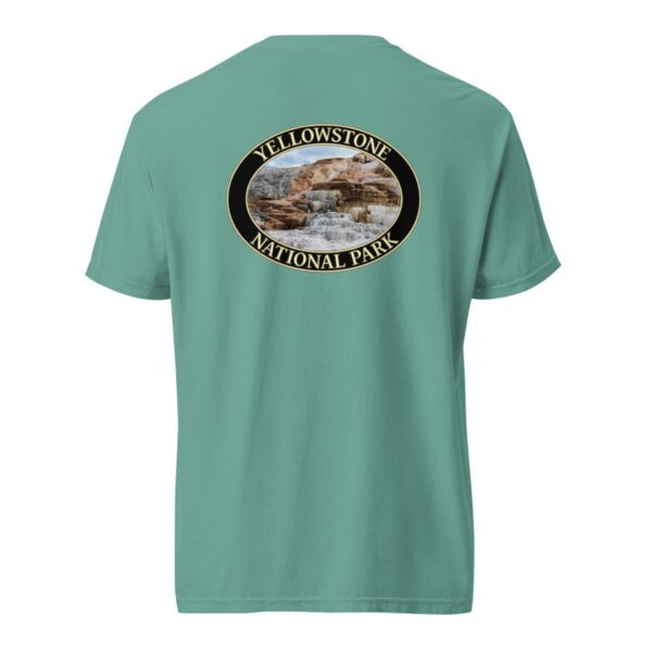 Mammoth Hot Springs T-Shirt – Yellowstone National Park Scenic Tee (Back Print, Black Graphic) - Image 6