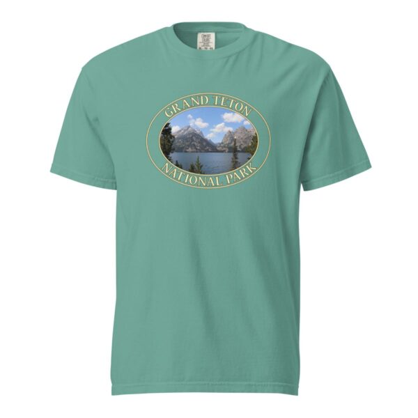 Jenny Lake T-Shirt – Grand Teton National Park Scenic Tee (Front Print, Transparent Graphic) - Image 5