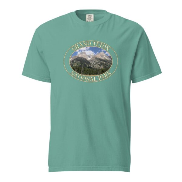 Grand Teton Mountains T-Shirt – Grand Teton National Park Scenic Tee (Front Print, Transparent Graphic) - Image 5