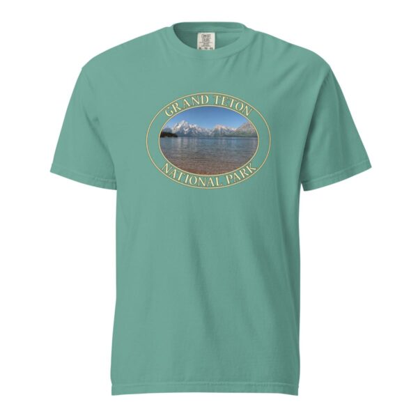 Jackson Lake T-Shirt – Grand Teton National Park Scenic Tee (Front Print, Transparent Graphic) - Image 5