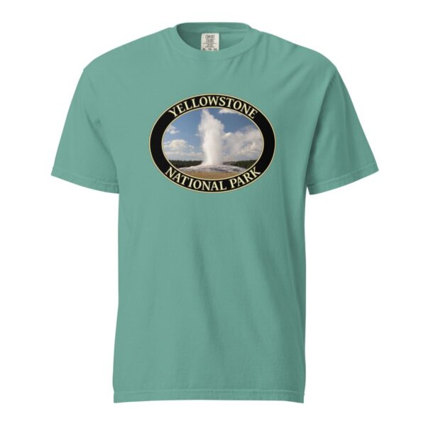 Old Faithful T-Shirt – Yellowstone National Park Iconic Geyser Tee (Front Print, Black Graphic) - Image 5