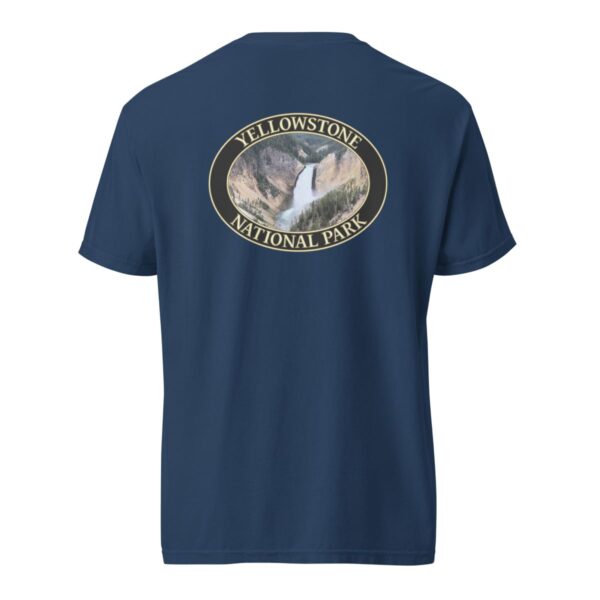 Lower Yellowstone Falls T-Shirt – Yellowstone National Park Scenic Tee (Back Print, Black Graphic) - Image 7