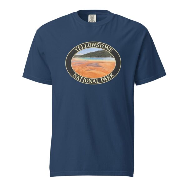 Grand Prismatic Spring T-Shirt – Yellowstone National Park Scenic Tee (Front Print, Black Graphic) - Image 6