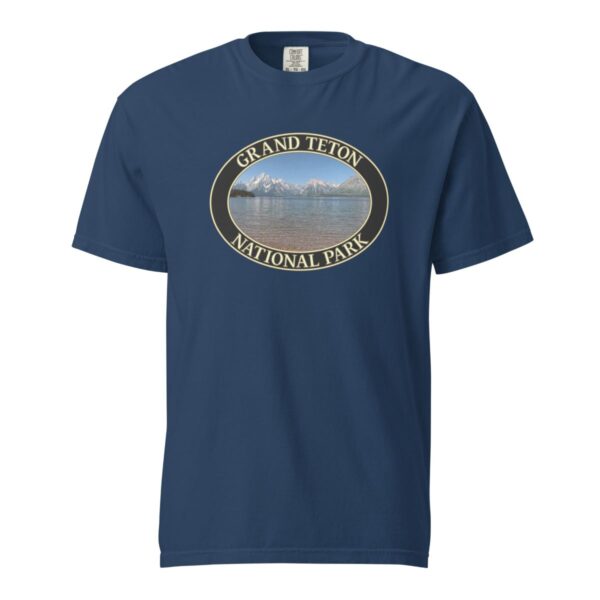 Jackson Lake T-Shirt – Grand Teton National Park Scenic Tee (Front Print, Black Graphic) - Image 6